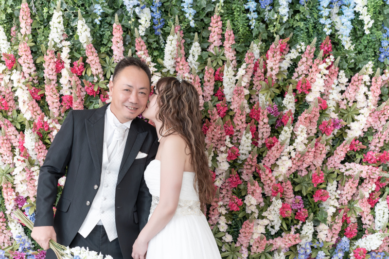 ほっぺに・・♡