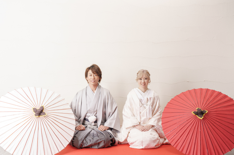 番傘を使って、、、♪