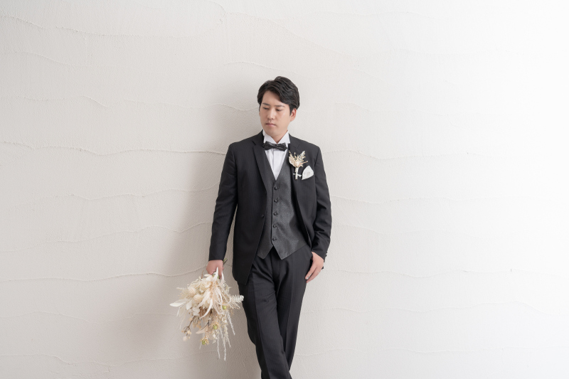 ブラックのお色合わせでかっこよく