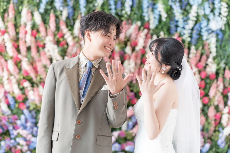 指輪のお披露目