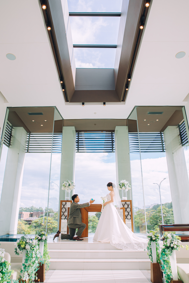 解放感あふれるチャペルフォト