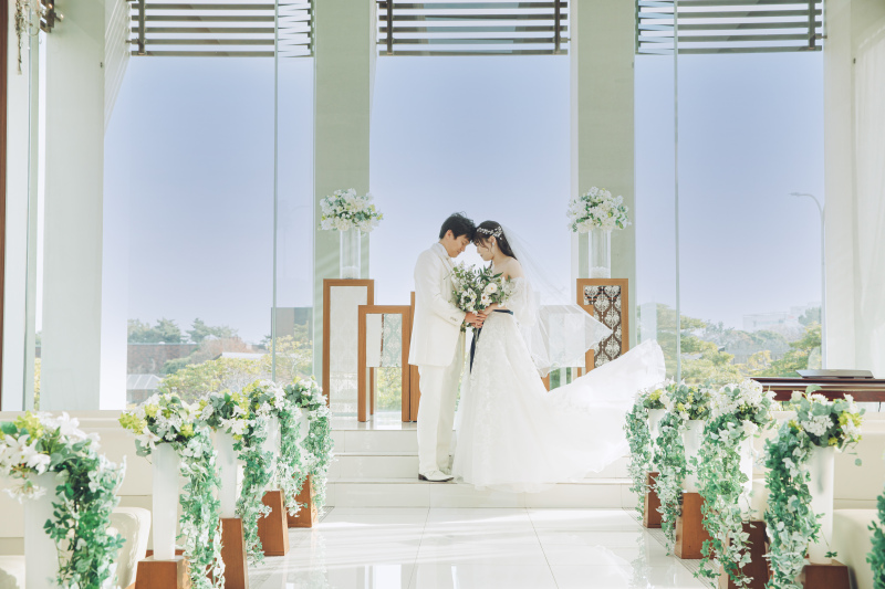 開放感あふれるチャペル