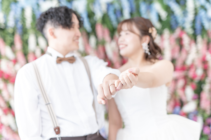 指輪のお披露目