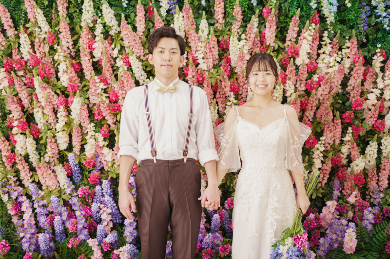 ルピナスの花に囲まれて、、、