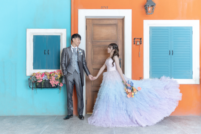 グラデーションドレス