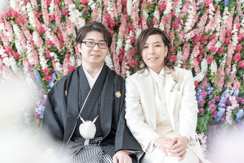 Happy溢れる一枚を *紋付×タキシード スタジオ撮影プラン*