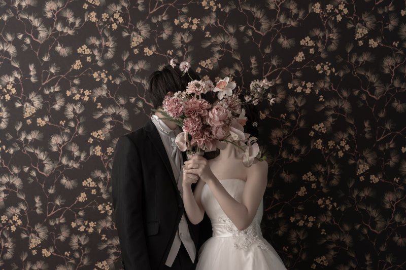 お顔隠しショット