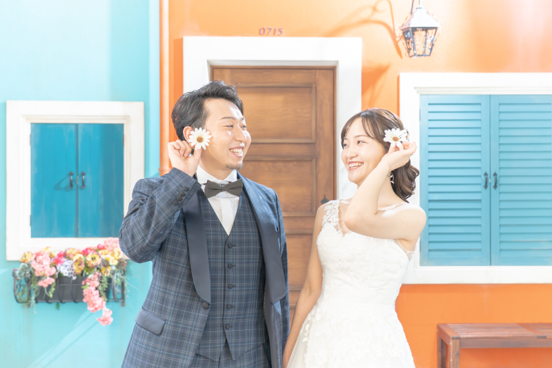 お花を付けてみたり❁