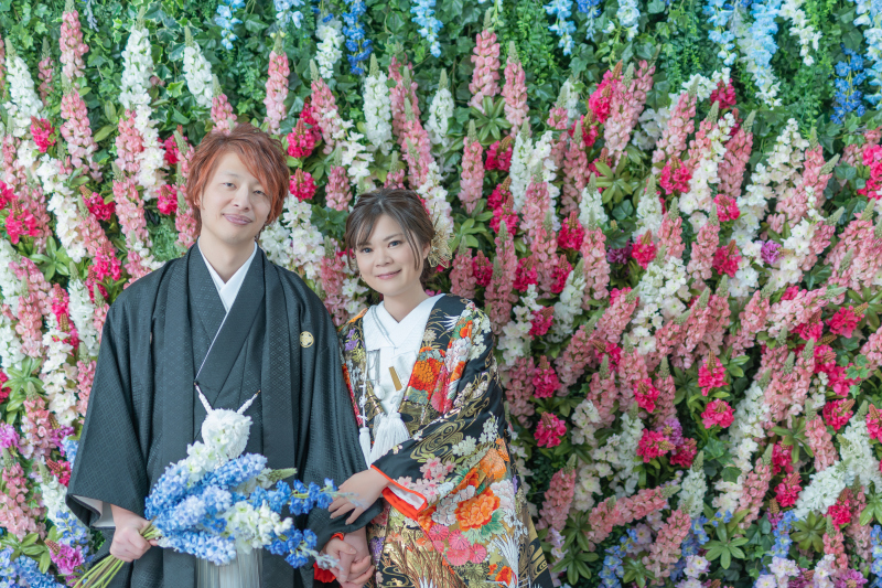 仲良く寄り添って