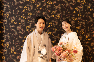 おふたりらしい和装スタジオフォトウェディング