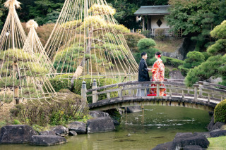 スタジオと見浜園でウェディングフォト♪　＊洋装＆和装　スタジオ＆ロケ撮影プラン＊