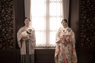 愛犬と一緒に♪　＊洋装＆和装　スタジオ2着プラン＊