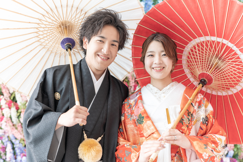 フレームいっぱいに番傘を！