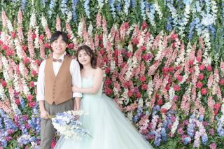 優しさあふれるウェディングフォト♪　＊洋装2着　スタジオ撮影プラン＊