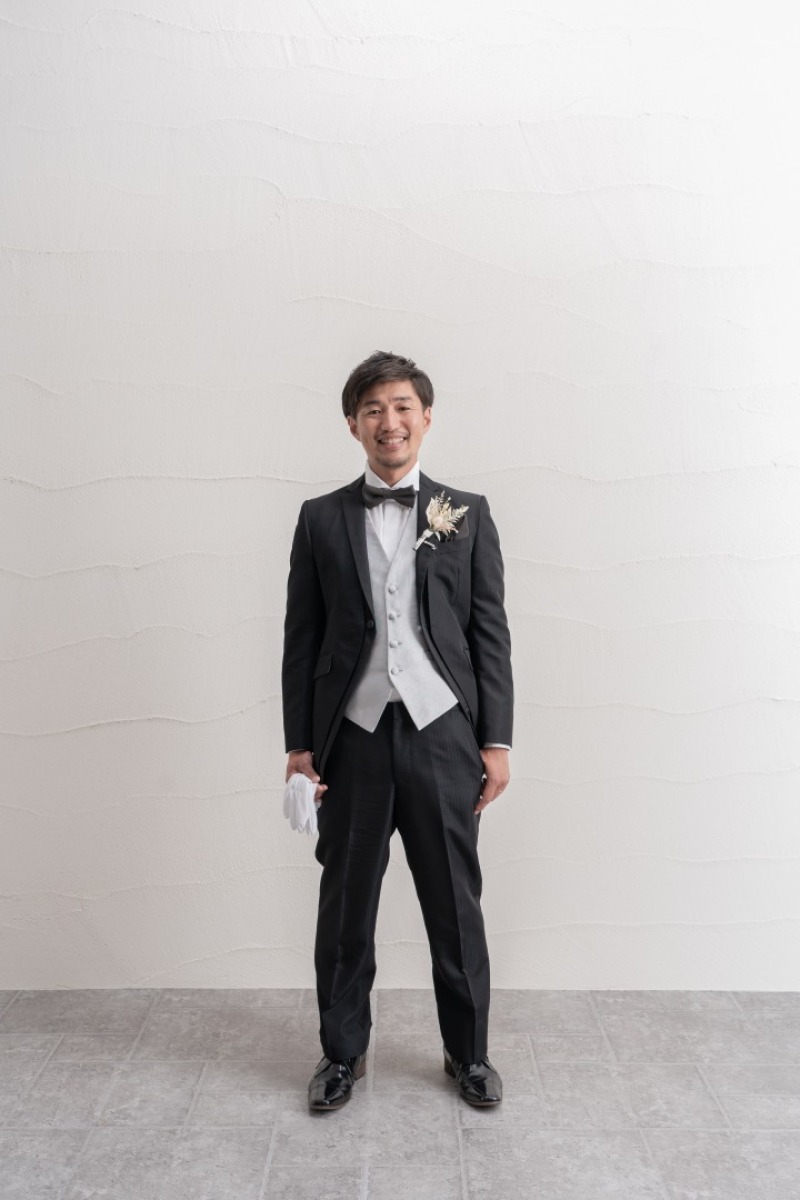 新郎様もソロショット♪