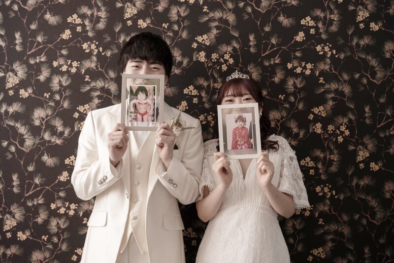 子供のころのお写真と一緒に！