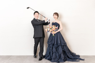 おふたりらしさあふれる一日♪　＊洋装　スタジオ1着プラン＊