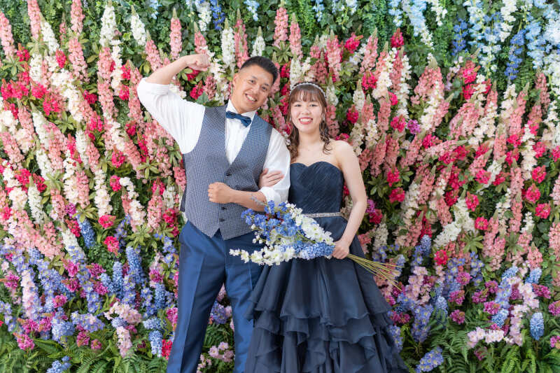 カラードレスへ!