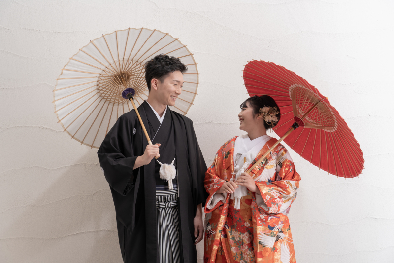 番傘ショットも