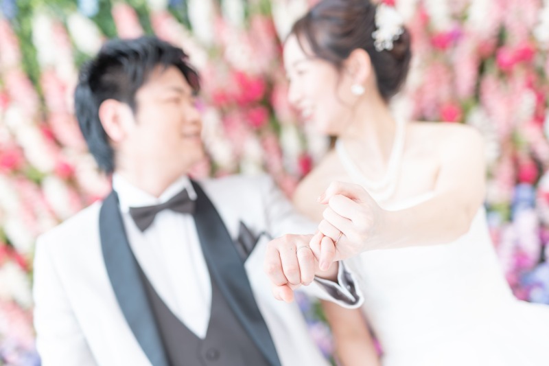 指輪のお披露目