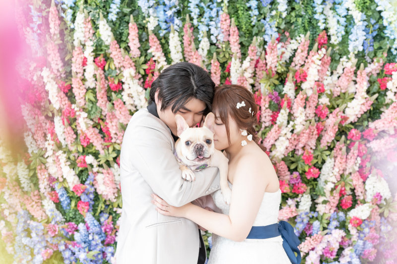 テカポの風を感じて、愛犬と。