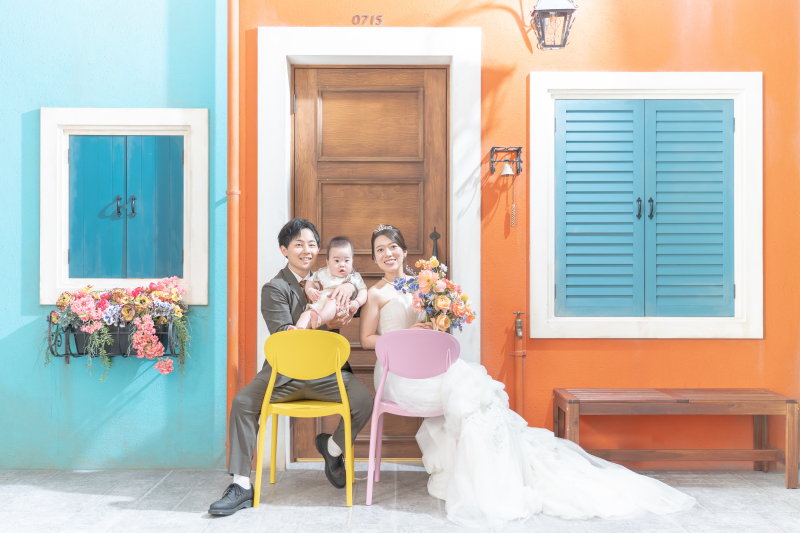 ブラーノ島×カラフルチェア