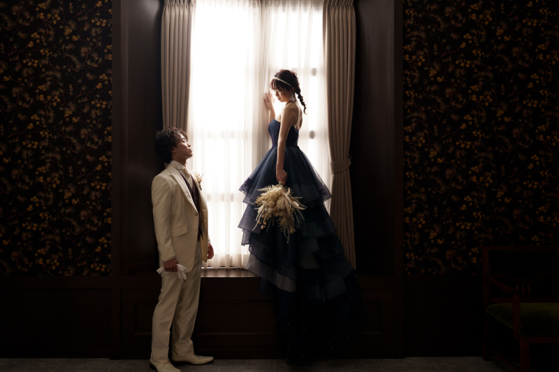 窓からの光を使って