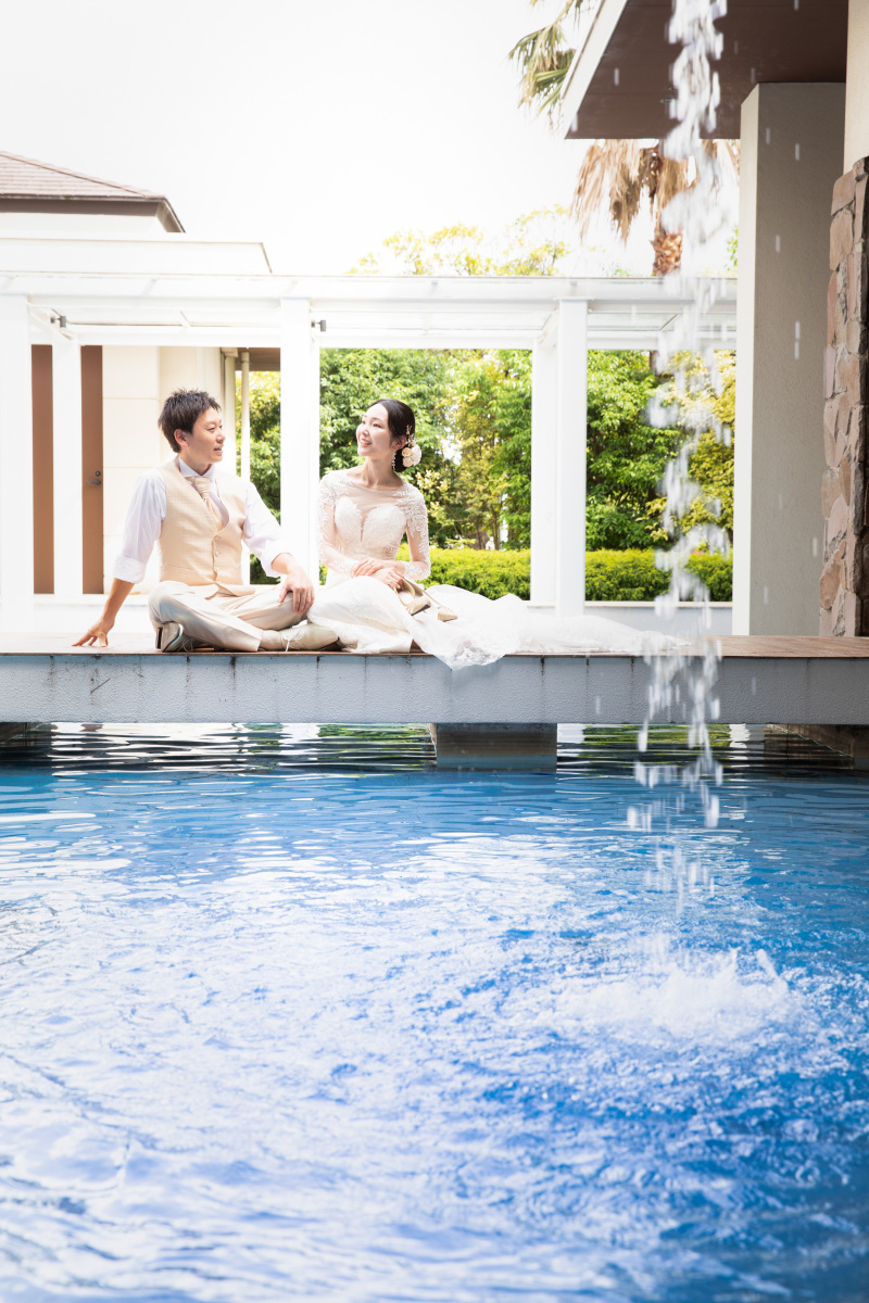 キラキラ輝く水辺