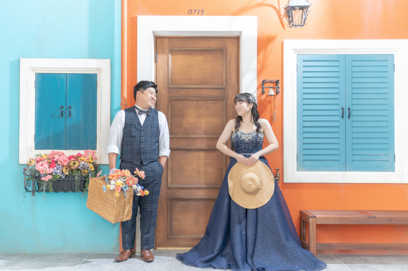 カラードレス撮影!