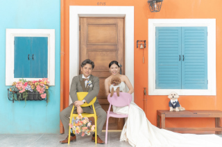 愛犬と一緒に♪　＊洋装　スタジオ1着プラン＊