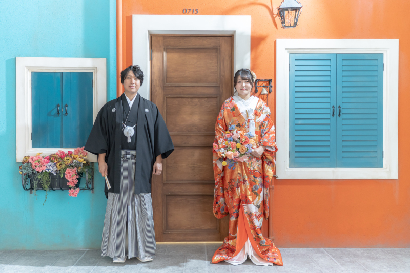 和装も似合うブラーノ島