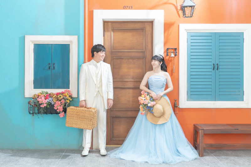 カラードレス撮影へ!