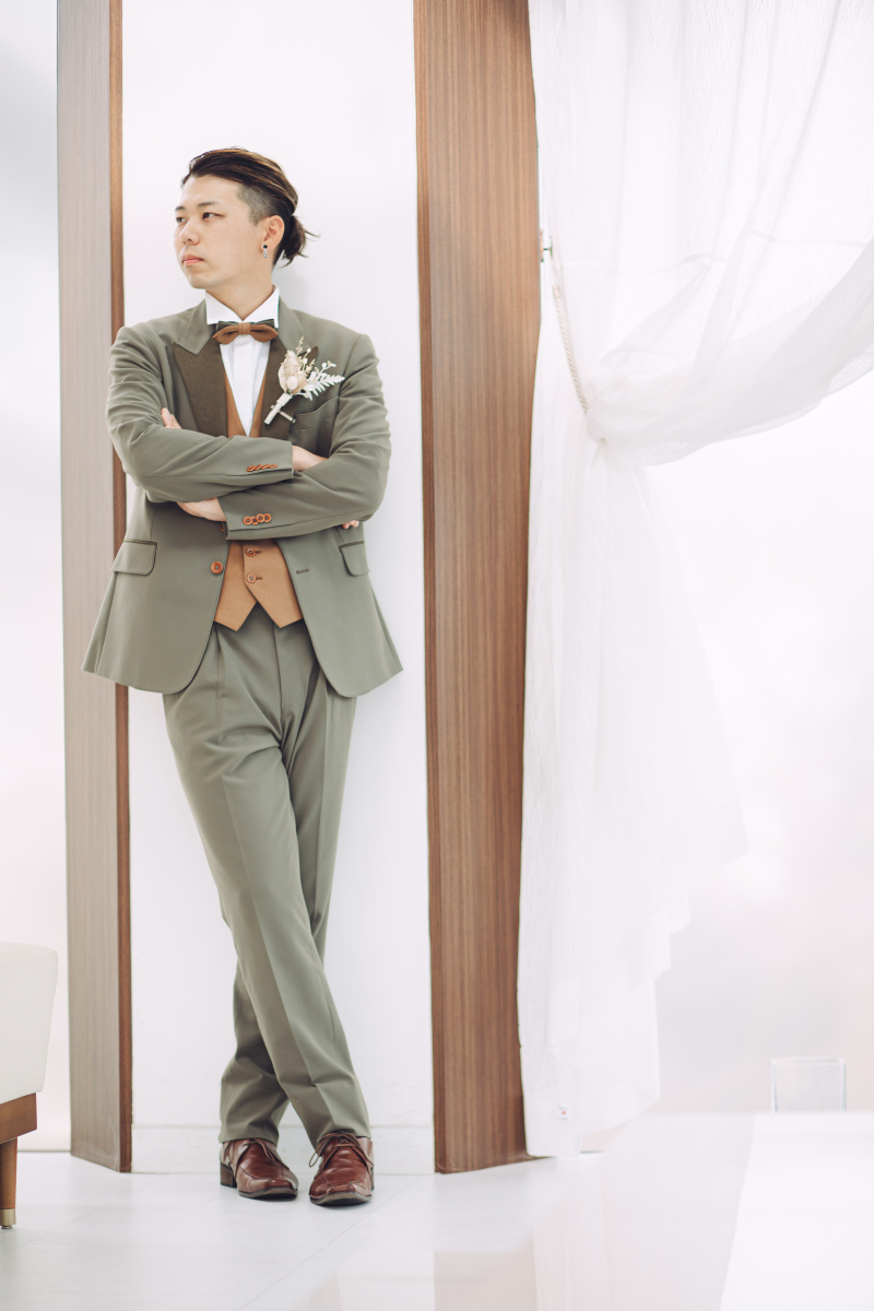 新郎様ソロショット☆