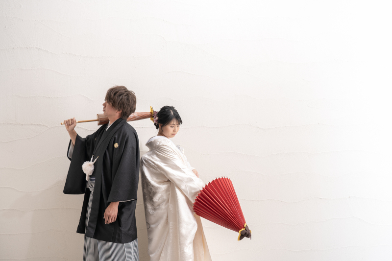 和装撮影は白無垢で