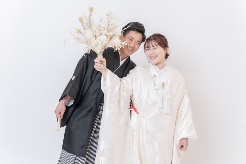 ブーケから ちらっ♪