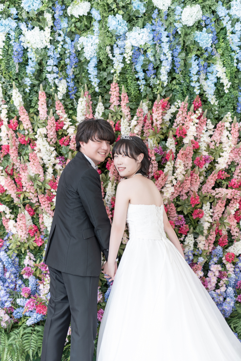 壁一面のルピナス❁