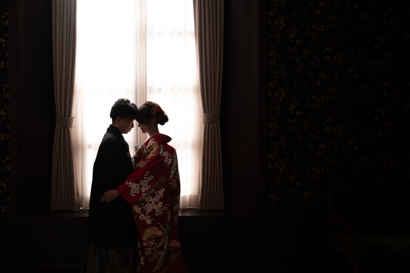 おでこ合わせで・・・