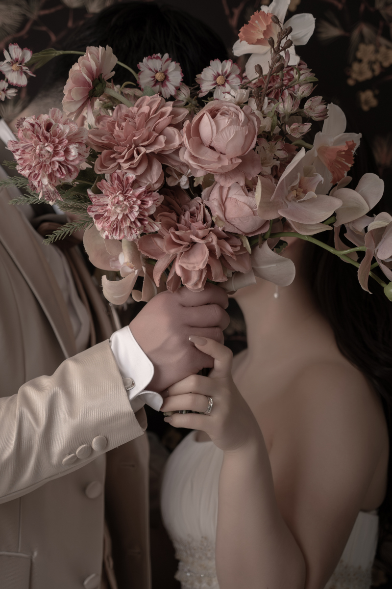 お顔隠しショット