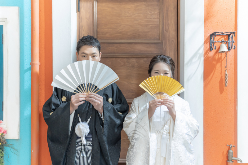 末広を広げて♪