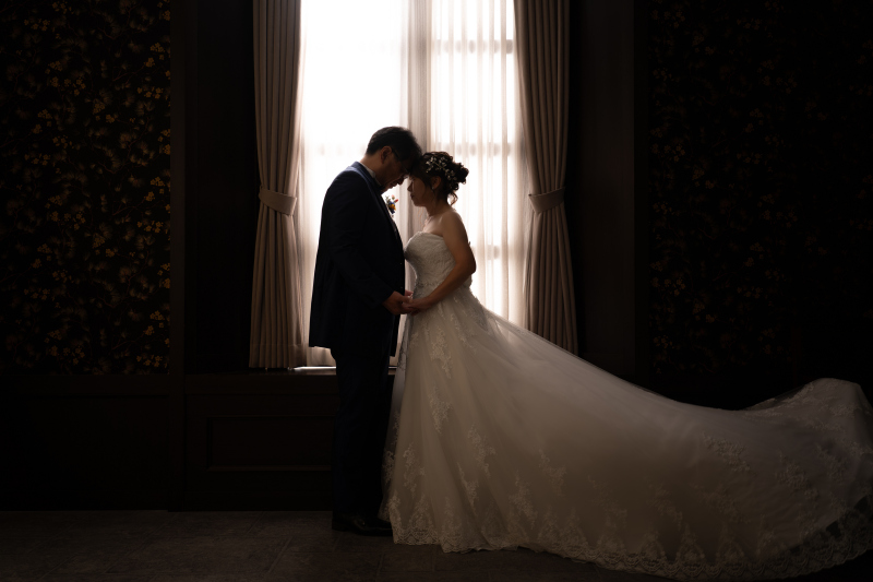 シルエット風ショット