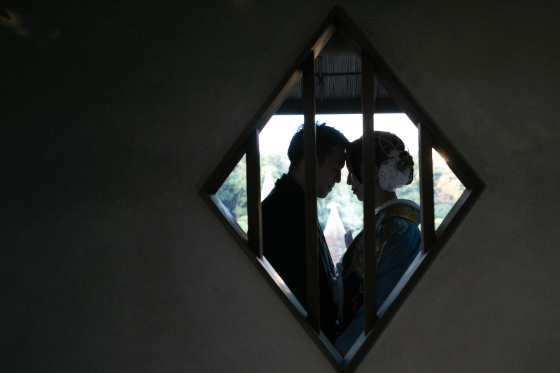 シルエット風ショット