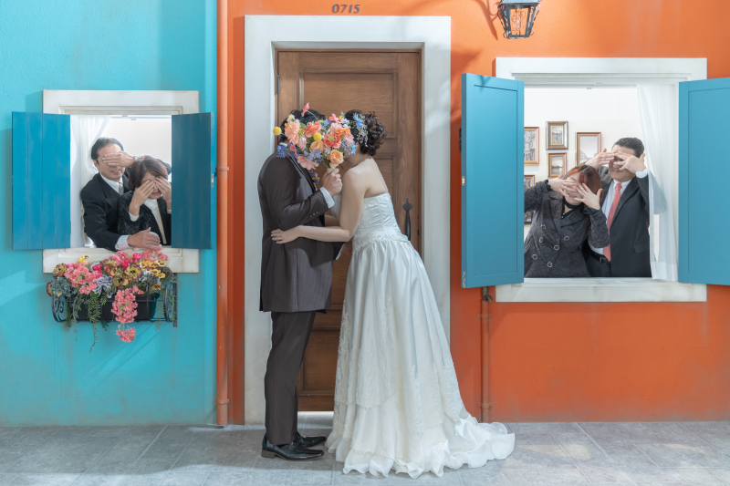 ブラーノ島で楽しむ一枚!!