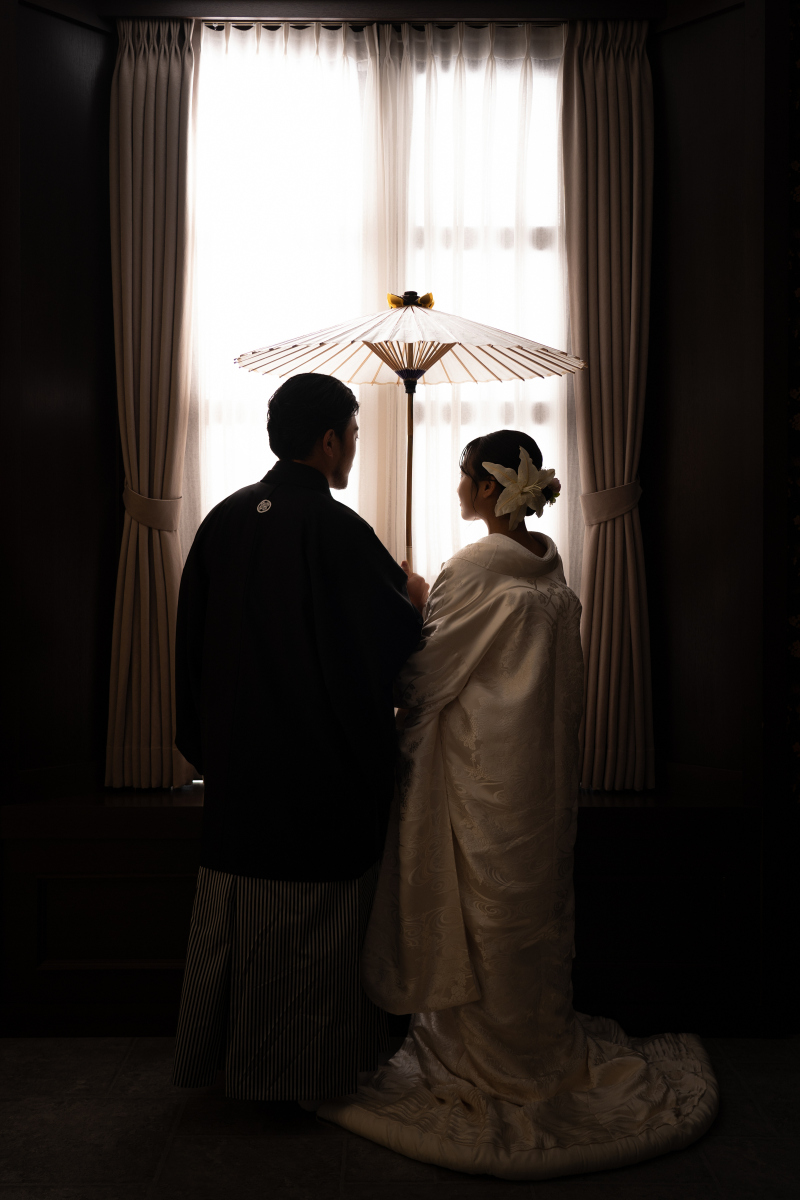 シルエット風ショット