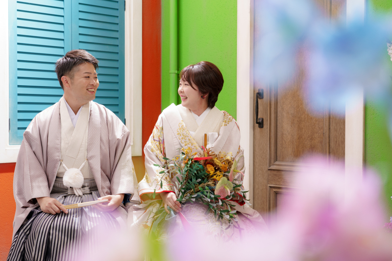 自然なおふたりの瞬間を