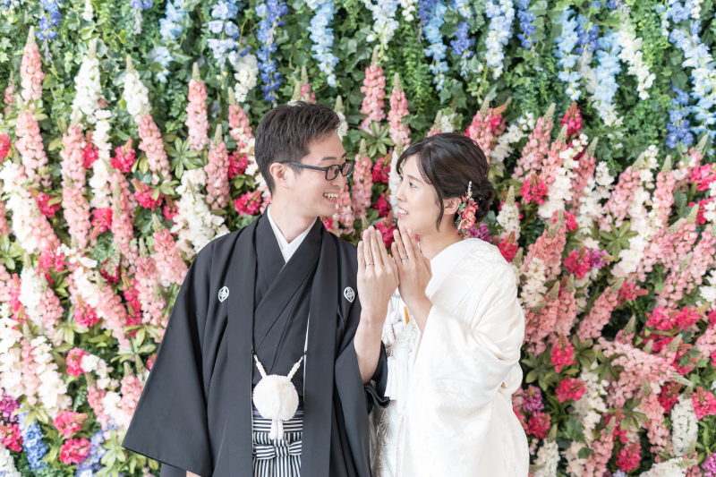 指輪のお披露目