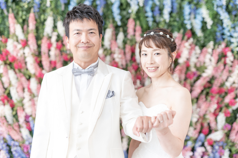 指輪のお披露目