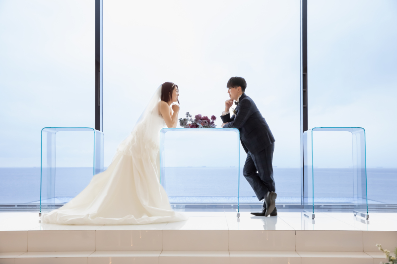 スタジオとザ・サーフオーシャンテラスにて♪　洋装2着　スタジオ＆ロケ撮影プラン＊