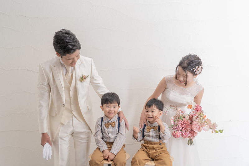 お子様もおめかしして♪