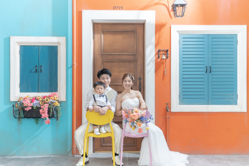 Family Photo Wedding♪　＊洋装＆和装　スタジオ2着プラン＊