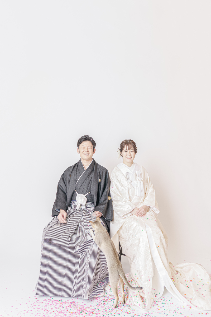 結びは3人仲良く*